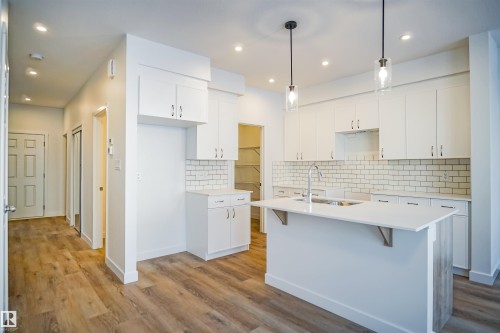 9732 Carson Place, Edmonton, AB - Indoor Photo Showing Kitchen With Upgraded Kitchen