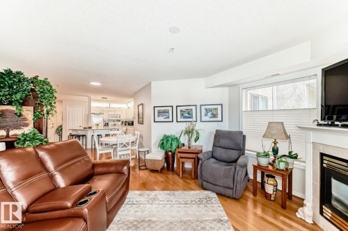 123 6703 172 Street, Edmonton, AB - Indoor Photo Showing Living Room With Fireplace