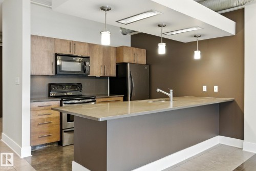 204 11633 105 Avenue, Edmonton, AB - Indoor Photo Showing Kitchen