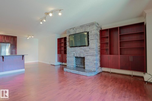 1407 10125 109 Street, Edmonton, AB - Indoor With Fireplace