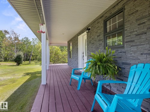 20456 Twp Road 544, Rural Strathcona County, AB - Outdoor With Deck Patio Veranda With Exterior