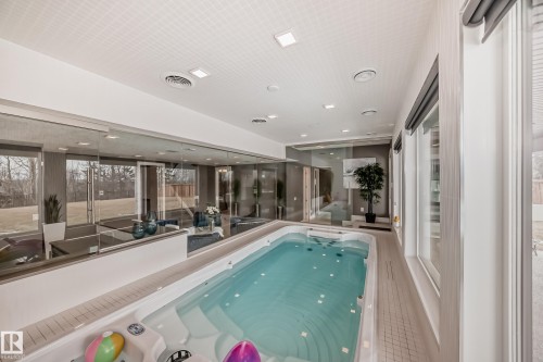 4129 Cameron Heights Point, Edmonton, AB - Indoor Photo Showing Other Room With In Ground Pool