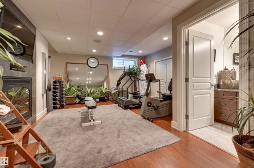 10534 135 Street, Edmonton, AB - Indoor Photo Showing Gym Room