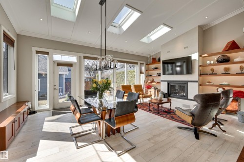 10534 135 Street, Edmonton, AB - Indoor With Fireplace