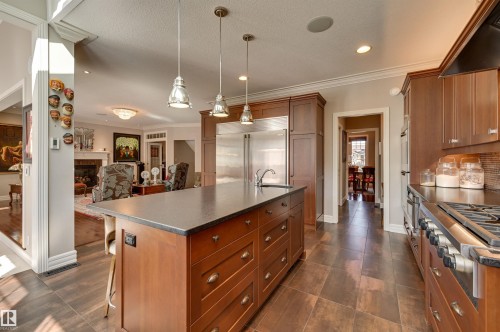 10534 135 Street, Edmonton, AB - Indoor Photo Showing Kitchen With Upgraded Kitchen