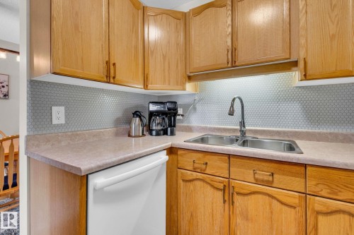 217 18012 95 Avenue, Edmonton, AB - Indoor Photo Showing Kitchen With Double Sink