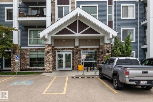 116 4008 Savaryn Drive, Edmonton, AB - Outdoor With Balcony With Facade
