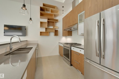 50 Sylvancroft Lane, Edmonton, AB - Indoor Photo Showing Kitchen With Double Sink With Upgraded Kitchen