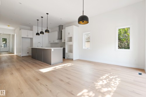 9807 90 Avenue, Edmonton, AB - Indoor Photo Showing Kitchen With Upgraded Kitchen