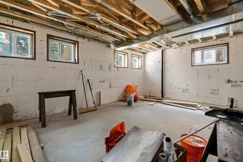 9807 90 Avenue, Edmonton, AB - Indoor Photo Showing Basement