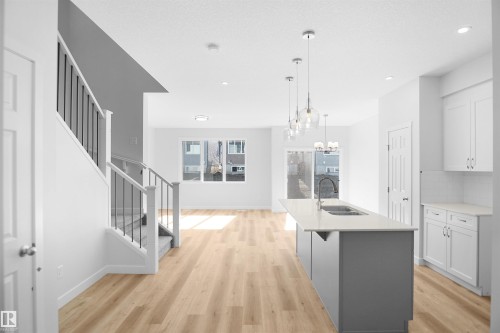 1945 209A Street, Edmonton, AB - Indoor Photo Showing Kitchen With Double Sink