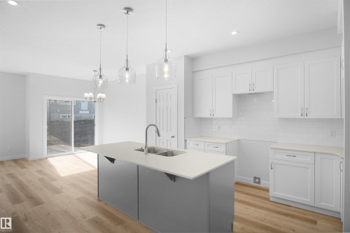 1945 209A Street, Edmonton, AB - Indoor Photo Showing Kitchen With Double Sink With Upgraded Kitchen