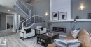 5407 Parc Reunis Way, Beaumont, AB  - Indoor With Fireplace 