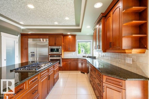 1320 119A Street, Edmonton, AB - Indoor Photo Showing Kitchen With Double Sink
