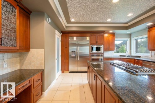 1320 119A Street, Edmonton, AB - Indoor Photo Showing Kitchen With Double Sink