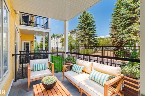 111 9820 165 Street, Edmonton, AB - Outdoor With Deck Patio Veranda With Exterior