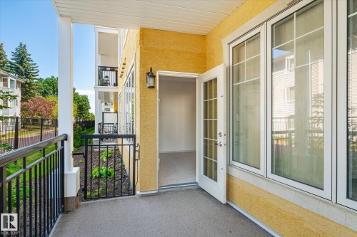 111 9820 165 Street, Edmonton, AB - Outdoor With Deck Patio Veranda With Exterior