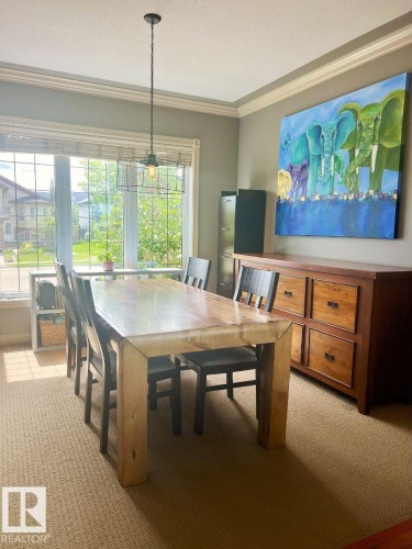 6004 32 Avenue, Beaumont, AB - Indoor Photo Showing Dining Room