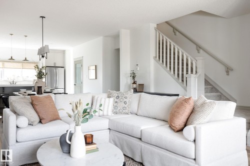 21204 25 Avenue, Edmonton, AB - Indoor Photo Showing Living Room