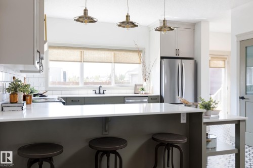 21204 25 Avenue, Edmonton, AB - Indoor Photo Showing Kitchen With Upgraded Kitchen