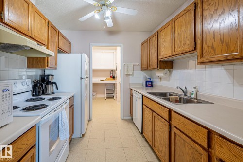 1126 105 Street, Edmonton, AB - Indoor Photo Showing Kitchen With Double Sink
