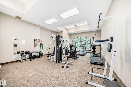 707 10108 125 Street, Edmonton, AB - Indoor Photo Showing Gym Room
