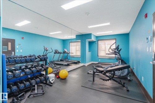 405 304 Ambleside Link, Edmonton, AB - Indoor Photo Showing Gym Room