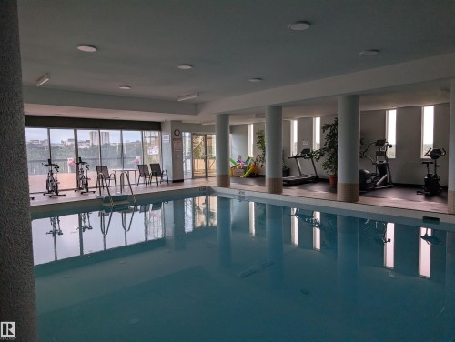 1007 11307 99 Avenue, Edmonton, AB - Indoor Photo Showing Other Room With In Ground Pool