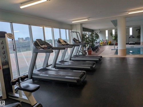 1007 11307 99 Avenue, Edmonton, AB - Indoor Photo Showing Gym Room