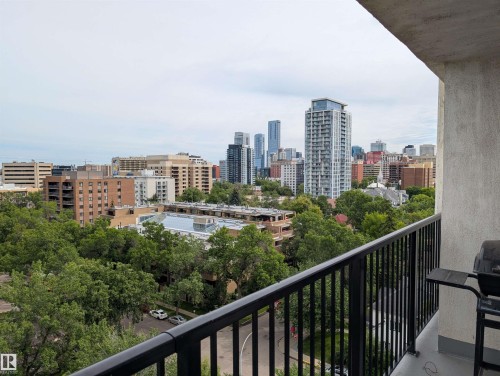 1007 11307 99 Avenue, Edmonton, AB - Outdoor With Balcony With View