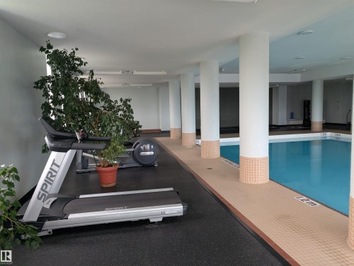 1007 11307 99 Avenue, Edmonton, AB - Indoor With In Ground Pool