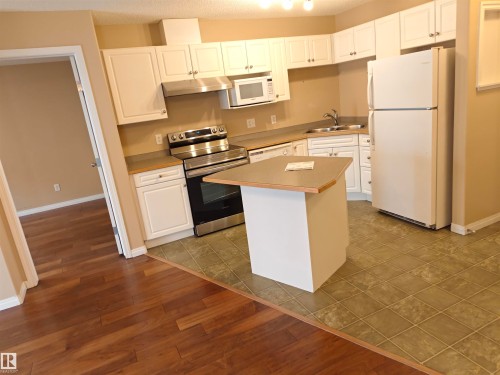 209 7511 171 Street, Edmonton, AB - Indoor Photo Showing Kitchen With Double Sink