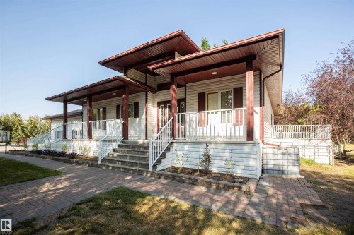 #2-26412 Twp Rd 594, Rural Westlock County, AB - Outdoor With Deck Patio Veranda With Facade