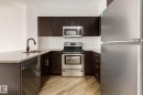 2303 10152 104 Street, Edmonton, AB  - Indoor Photo Showing Kitchen With Stainless Steel Kitchen With Upgraded Kitchen 