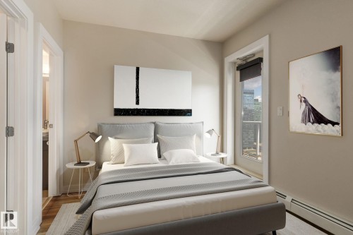 2303 10152 104 Street, Edmonton, AB - Indoor Photo Showing Bedroom