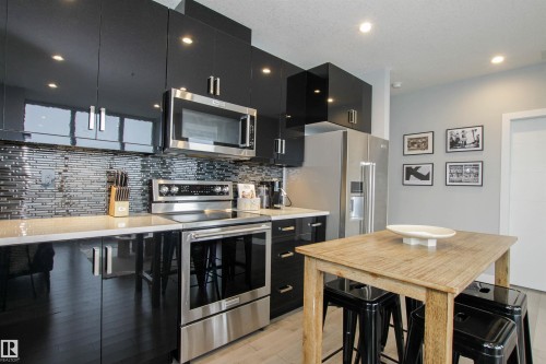 2003 10238 103 Street, Edmonton, AB - Indoor Photo Showing Kitchen With Upgraded Kitchen