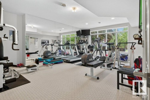 1128 119 Street, Edmonton, AB - Indoor Photo Showing Gym Room