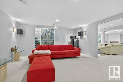 1128 119 Street, Edmonton, AB - Indoor Photo Showing Living Room