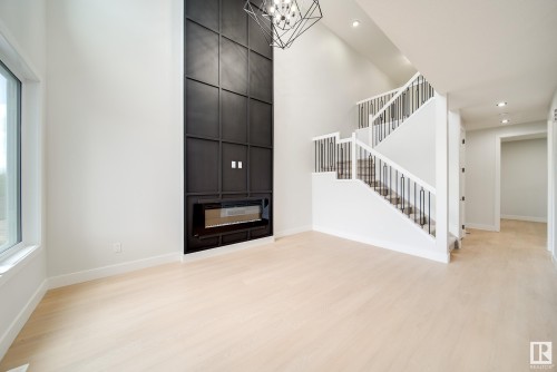 8824 183 Avenue, Edmonton, AB - Indoor Photo Showing Other Room With Fireplace