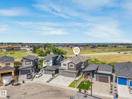 Aerial view of residential area - 15 Elwyck Gate, Spruce Grove, AB - Outdoor