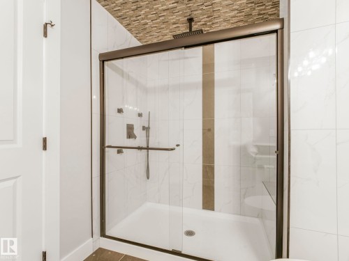 Bathroom featuring a stall shower - 15 Elwyck Gate, Spruce Grove, AB - Indoor Photo Showing Bathroom