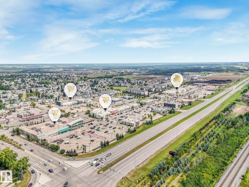 Drone / aerial view of a highway - 15 Elwyck Gate, Spruce Grove, AB - Outdoor With View
