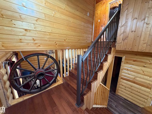Stairway leading up to second story. - B58018 Hiway 29, Rural St. Paul County, AB - Indoor Photo Showing Other Room