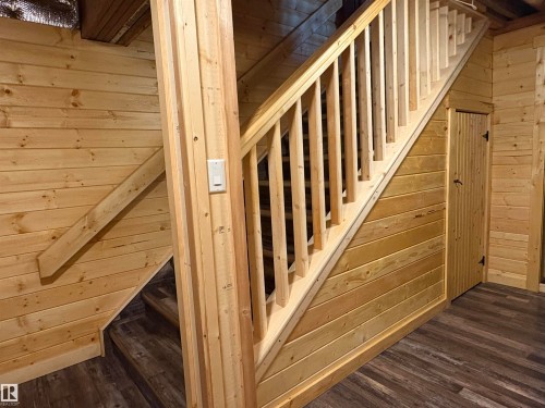 Staircase leading to basement - B58018 Hiway 29, Rural St. Paul County, AB - Indoor Photo Showing Other Room