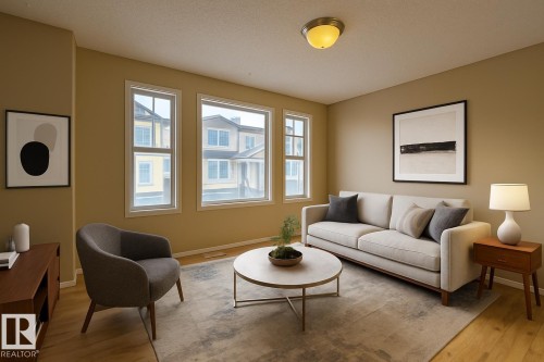 10 16777 91 Street, Edmonton, AB - Indoor Photo Showing Living Room