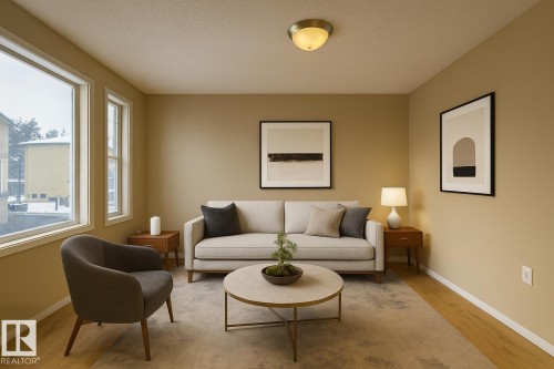 10 16777 91 Street, Edmonton, AB - Indoor Photo Showing Living Room