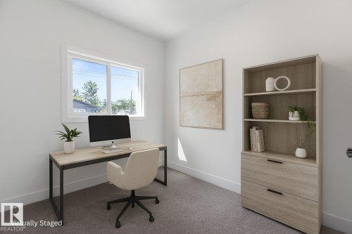 7906 75 Street, Edmonton, AB - Indoor Photo Showing Office
