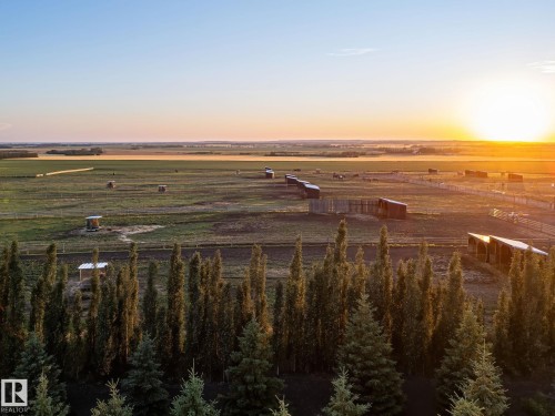Aerial view of sparsely populated area - 53524 Range Road 263A, Rural Sturgeon County, AB - Outdoor With View