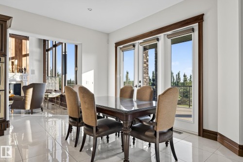 53524 Range Road 263A, Rural Sturgeon County, AB - Indoor Photo Showing Dining Room