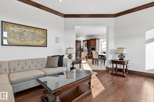 53524 Range Road 263A, Rural Sturgeon County, AB - Indoor Photo Showing Living Room